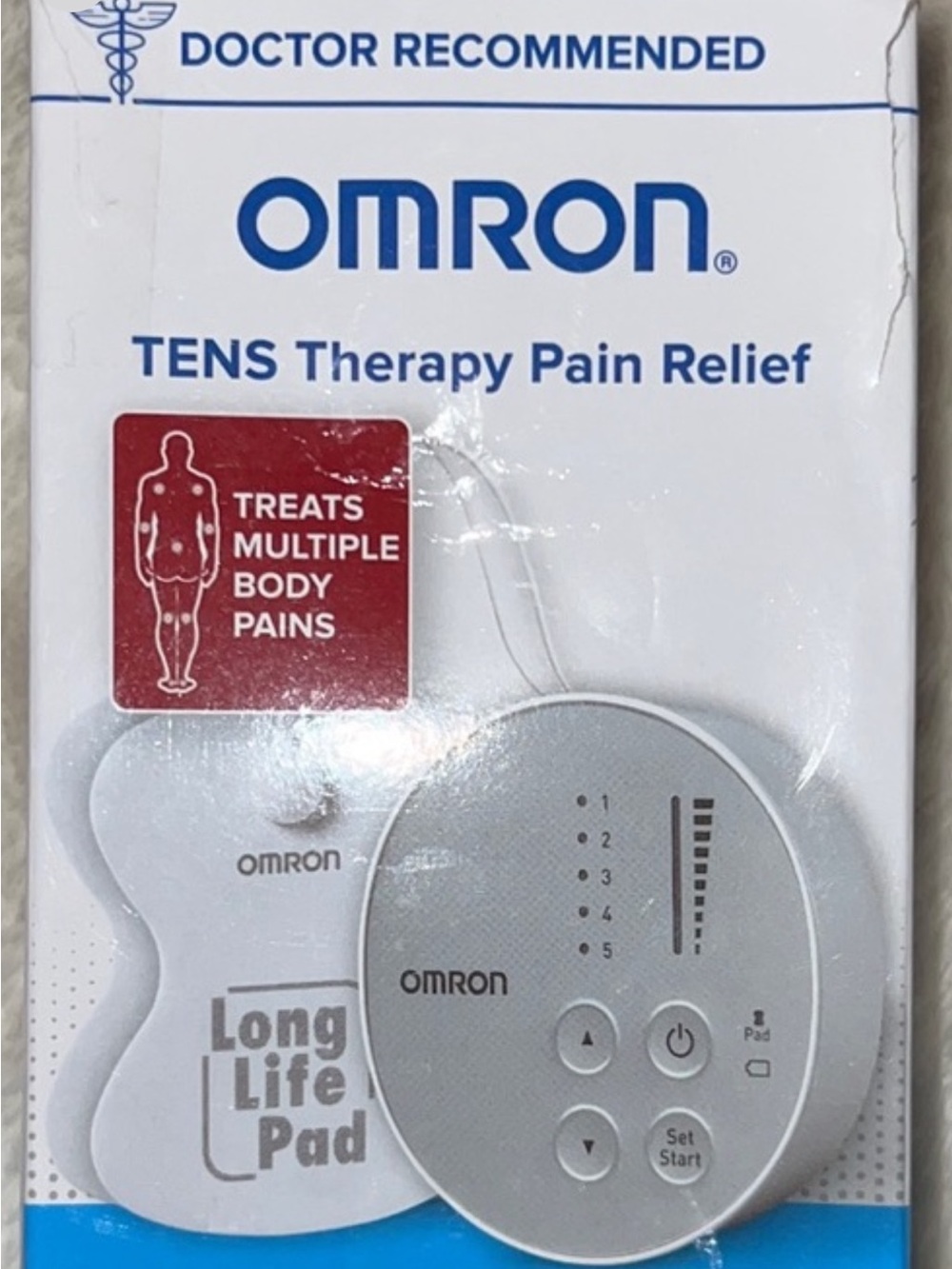 NWT 😩 OMRON TENS THERAPY ELECTROTHERAPY & MASSAGE PAIN RELIEF - POCKET PAIN PRO